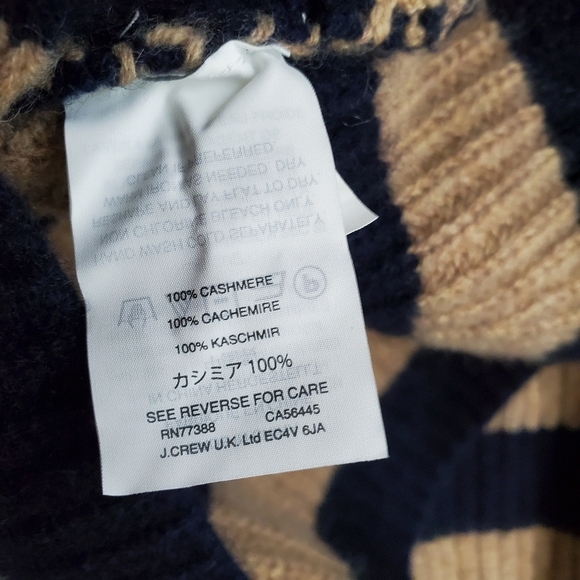 J. Crew Cashmere Ruffle-Sleeve Sweater size L NWT - Picture 7 of 8